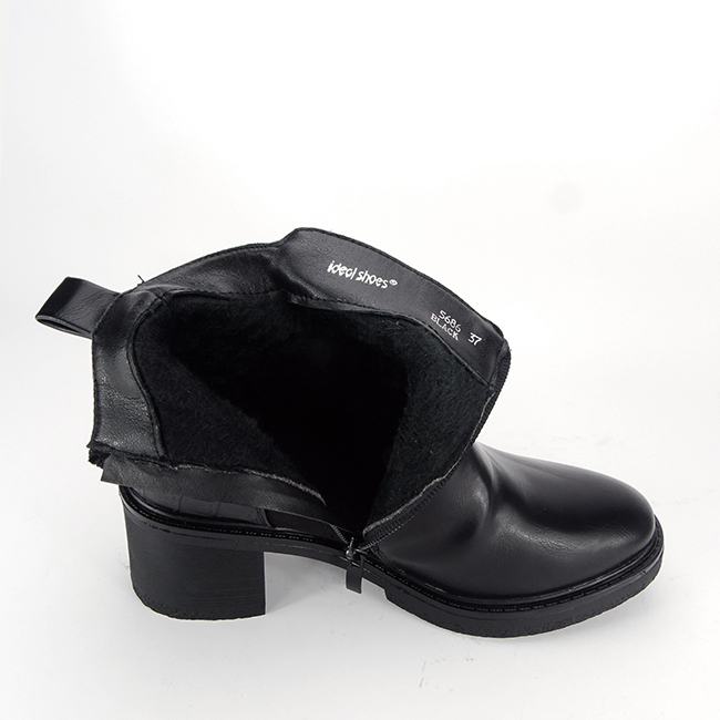 Ghete negre cu talpa groasa 5686 112 [8]