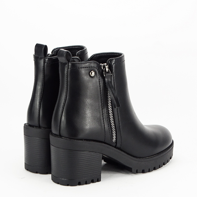 Ghete negre cu talpa groasa 5800 115 [5]