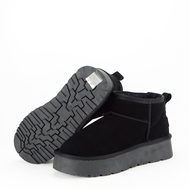 Ghete negre din piele naturala B-JB1924 118 [8]