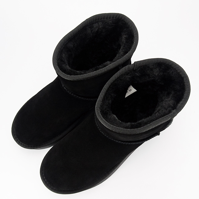 Ghete negre din piele naturala B-NN605 [6]