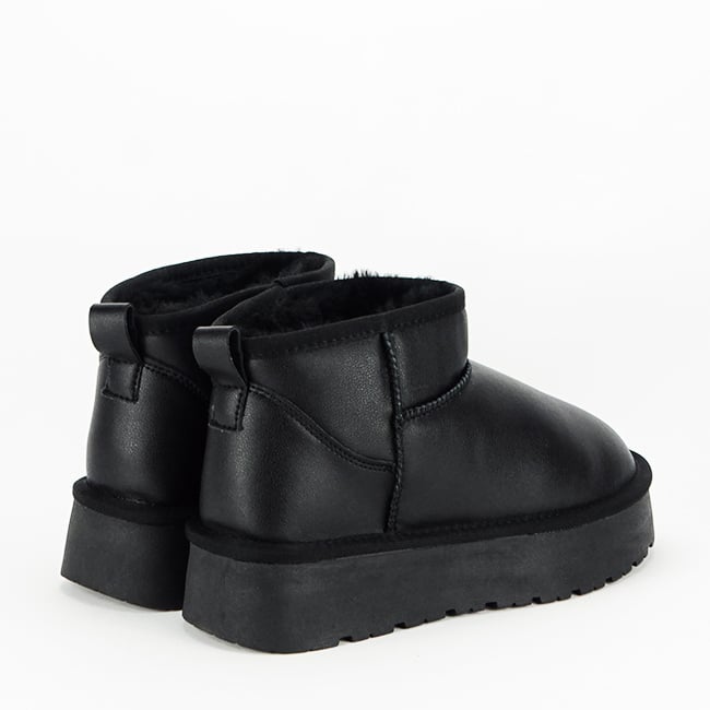 Ghete negre din piele naturala B-W5828-1 118 [7]