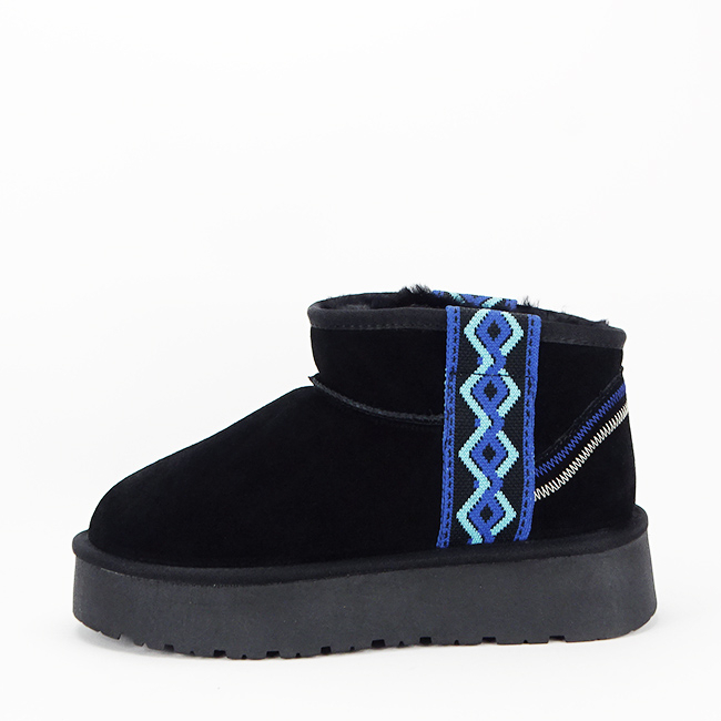 Ghete negre din piele naturala W5829 118 [2]