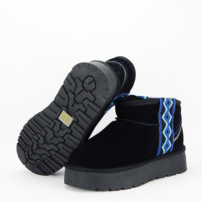 Ghete negre din piele naturala W5829 118 [4]