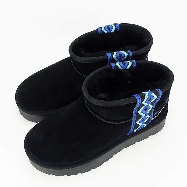 Ghete negre din piele naturala W5829 118 [9]