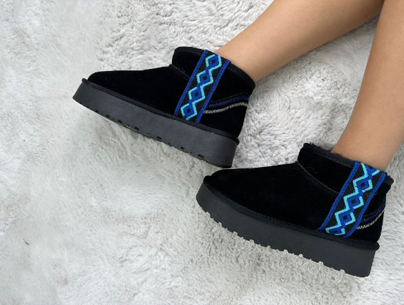Ghete negre din piele naturala W5829 118 [3]