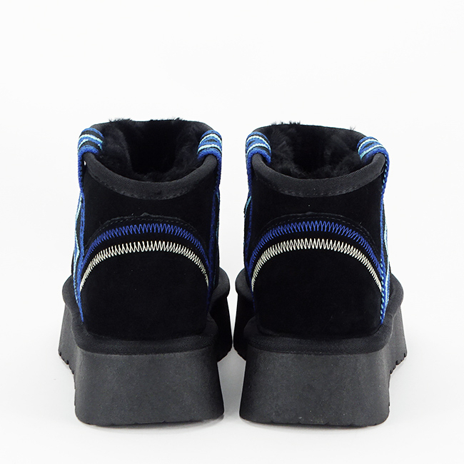 Ghete negre din piele naturala W5829 118 [6]
