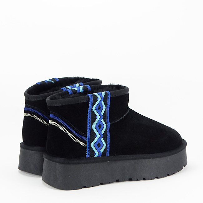 Ghete negre din piele naturala W5829 118 [7]