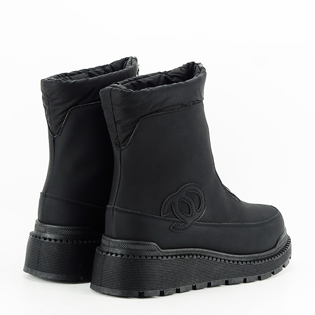 Ghete negre imblanite 21-Q75 111 [5]