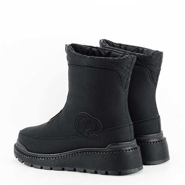 Ghete negre imblanite 21-Q75 111 [3]