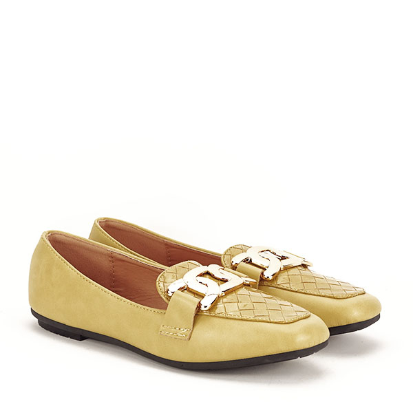 Mocasini galben mustar Corina [3]