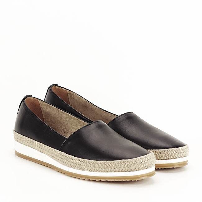 Mocasini piele naturala negri B-LR8383 02 [3]
