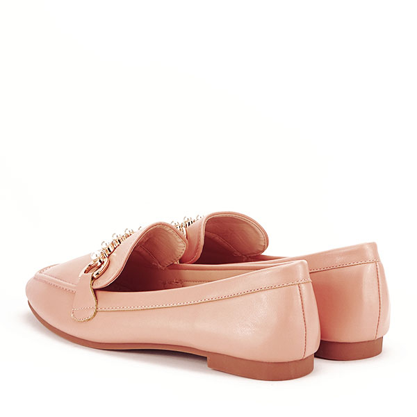 Mocasini roz cu perle Meredith [4]