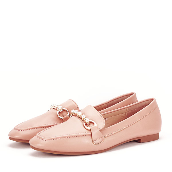 Mocasini roz cu perle Meredith [2]