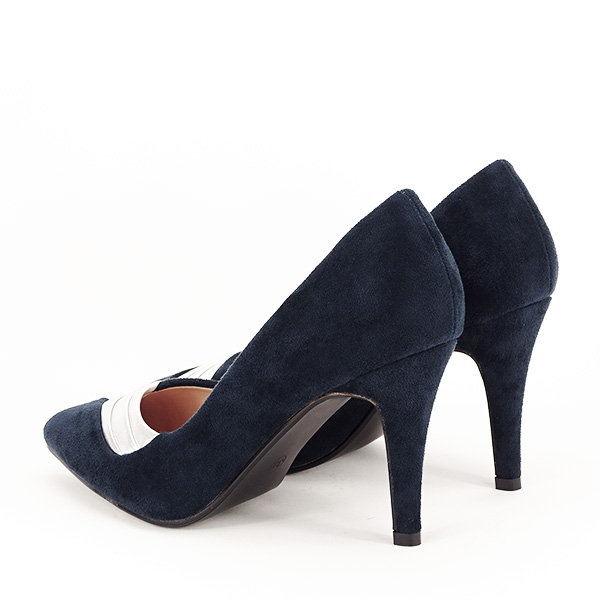 Pantofi albastru inchis office/elegant Briana 04 [4]