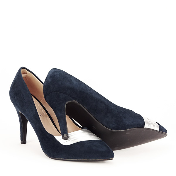 Pantofi albastru inchis office/elegant Briana 04 [8]
