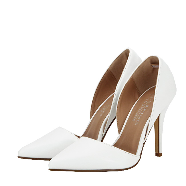 Pantofi albi decupati BLJY6627 01 [2]