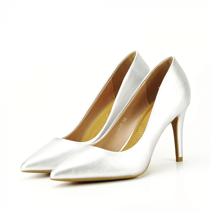Pantofi cu toc B-4996 03 Argintiu [3]