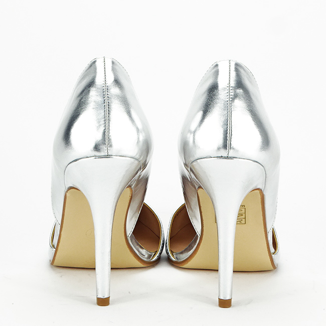 Pantofi argintii decupati BLJY6627 01 [4]