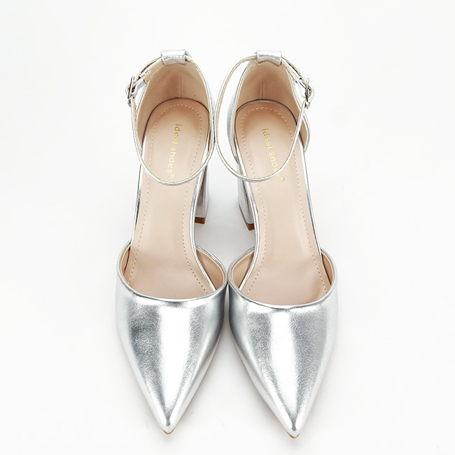 Pantofi argintii eleganti 8707 04 [7]
