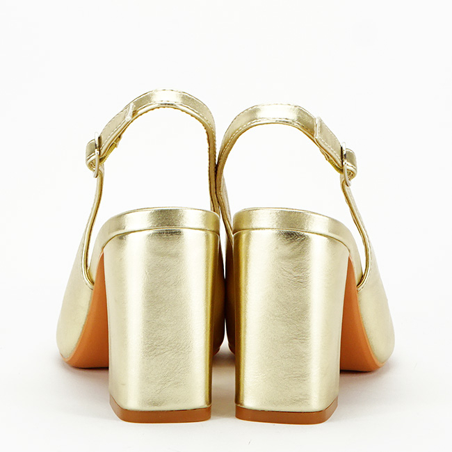 Pantofi aurii eleganti 8711 04 [4]