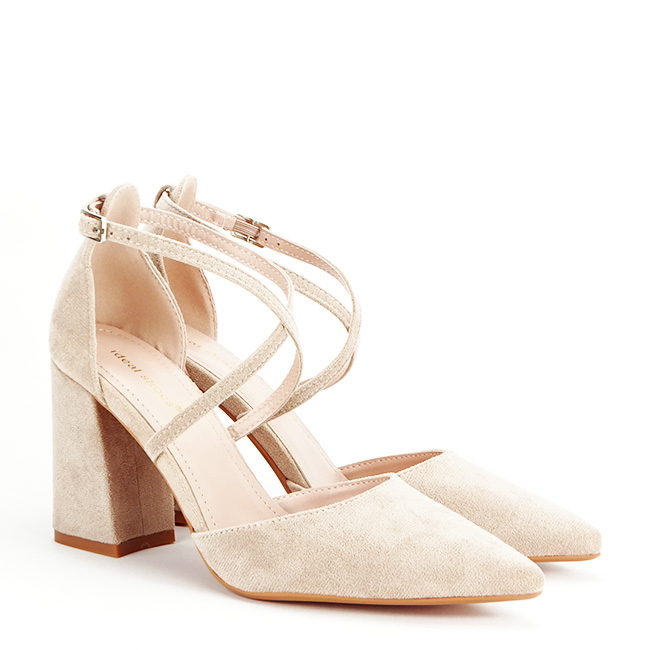 Pantofi bej eleganti 8709 04 [6]