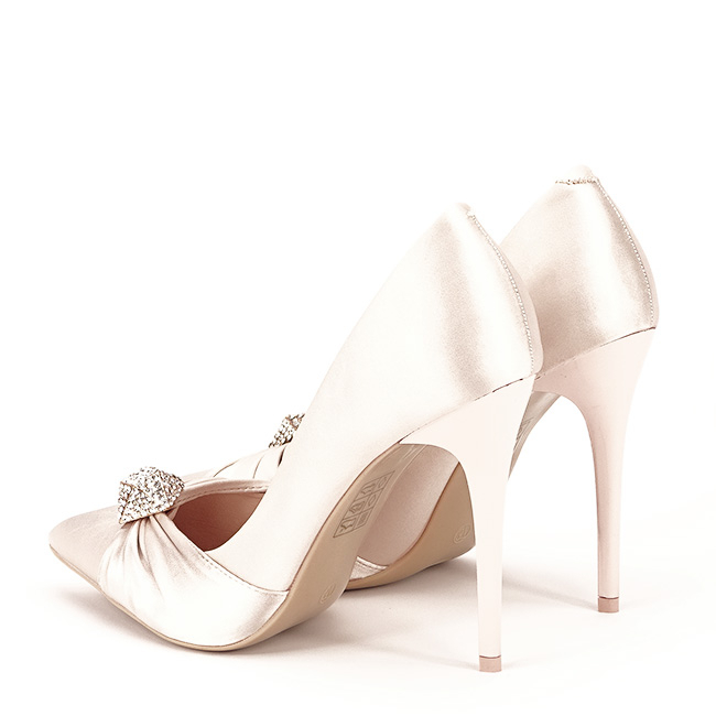 Pantofi cu toc bej eleganti Sabrina 02 [4]