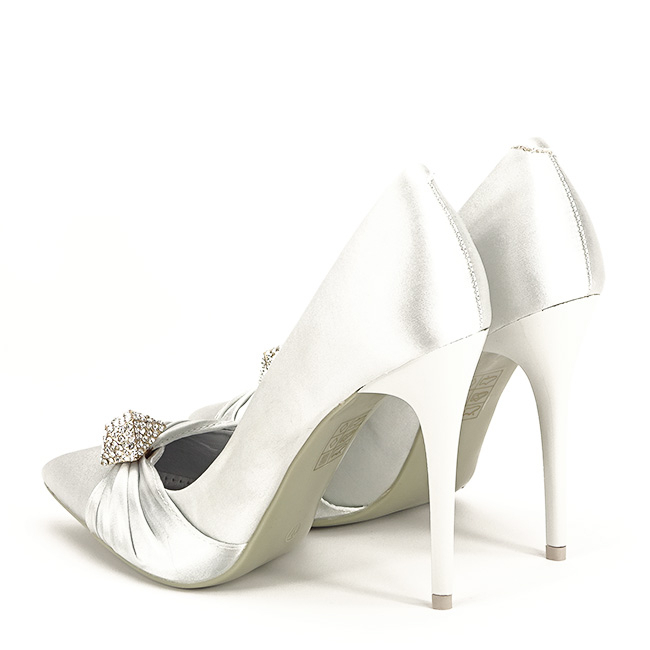 Pantofi cu toc gri eleganti Sabrina 02 [4]