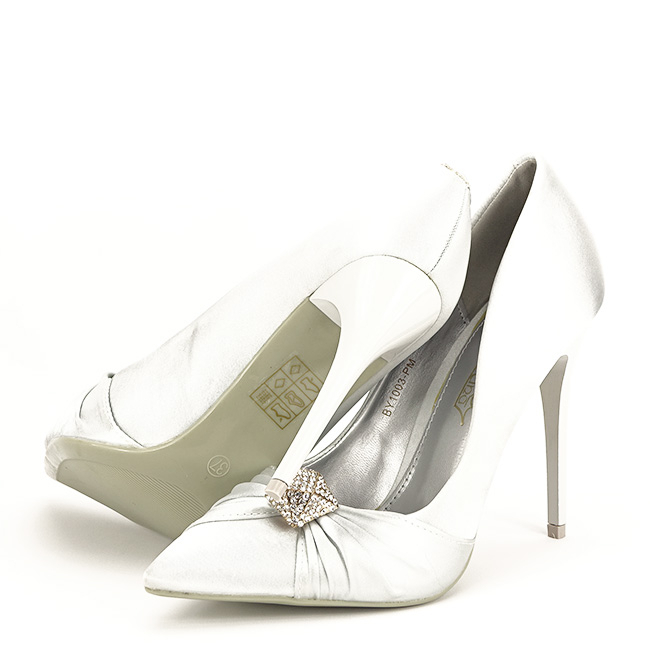 Pantofi cu toc gri eleganti Sabrina 02 [7]