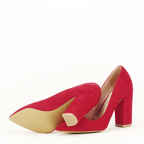 Pantofi cu toc rosii Leila 02 [8]