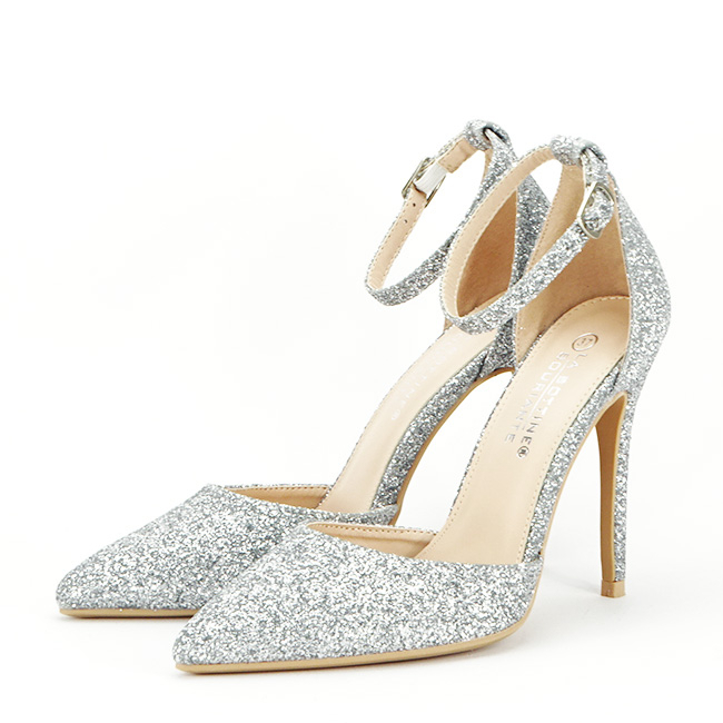 Pantofi eleganti argintii BDG7622 01 [2]