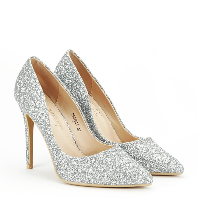 Pantofi eleganti argintii BDG7625 01 [4]