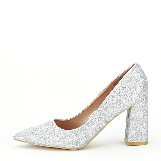 Pantofi eleganti argintii BHH7651 01 [2]