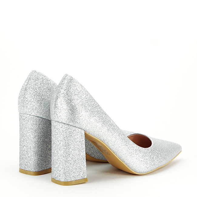 Pantofi eleganti argintii BHH7651 01 [5]