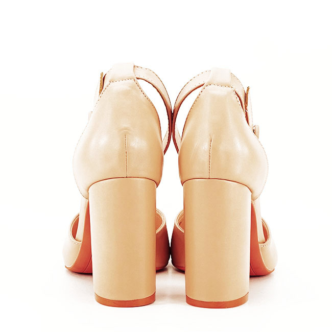Pantofi eleganti bej BLQ7180 01 [5]