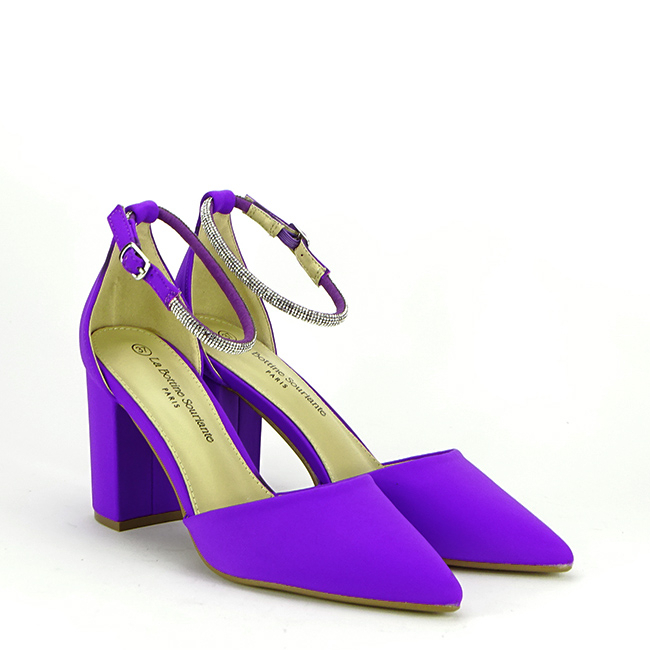 Pantofi eleganti mov BYJ8296 03 [6]