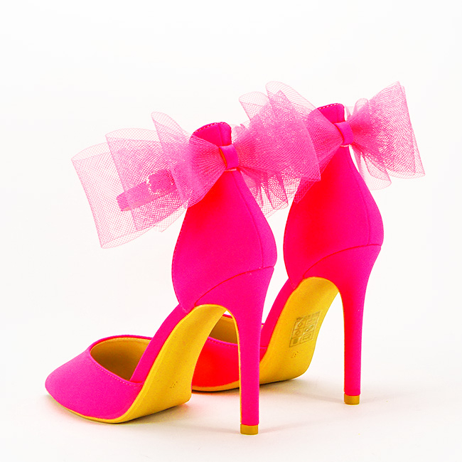 Pantofi fuchsia cu funda 6829 03 [3]