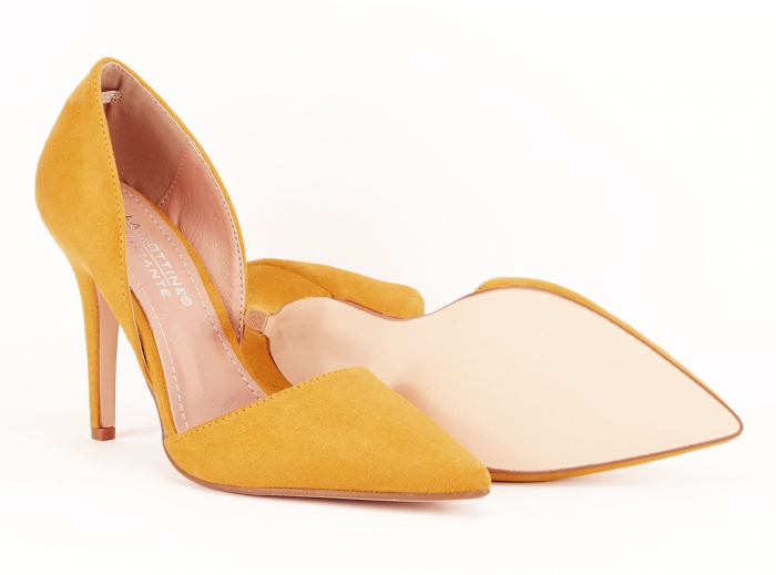 PANTOFI GALBEN-MUSTAR DECUPATI ANTONIA 04 [4]