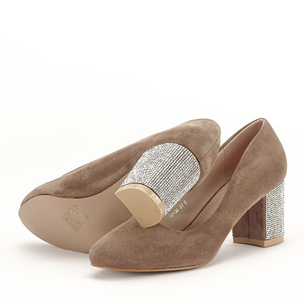 Pantofi maro deschis eleganti Brenda 04 [4]