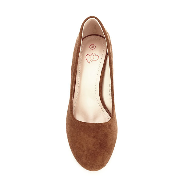 Pantofi maro inchis eleganti Brenda 04 [7]
