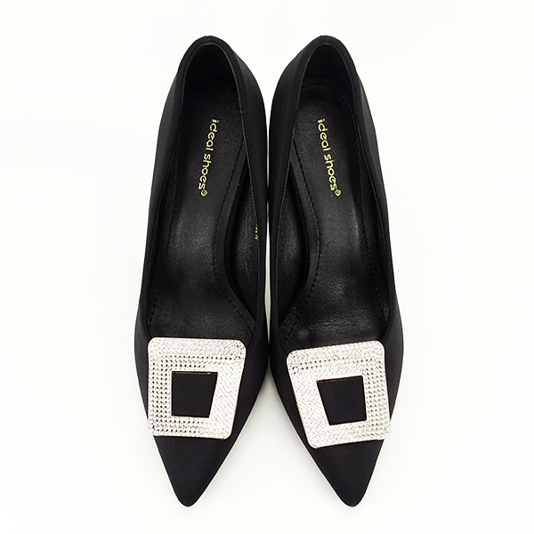 Pantofi negri cu brosa 1700 02 [3]