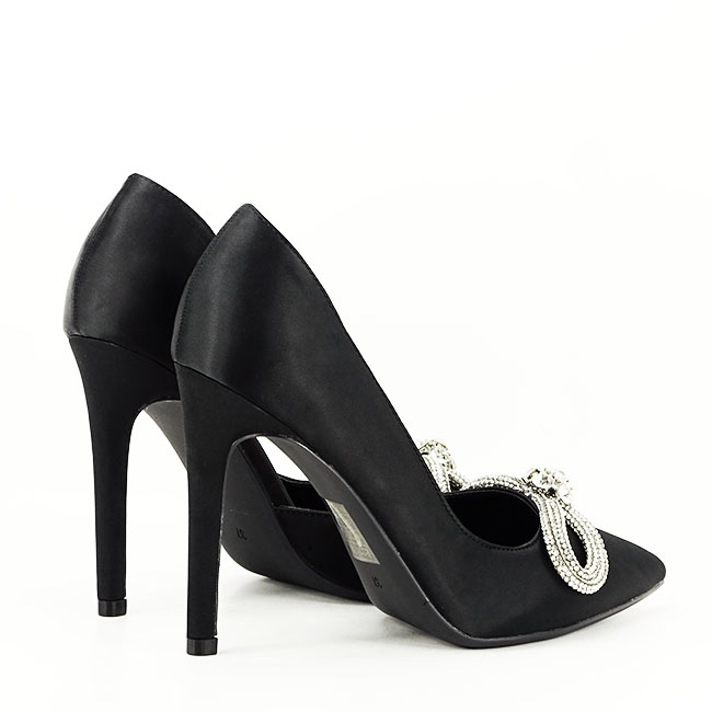 Pantofi negri cu brosa 6841 04 [4]