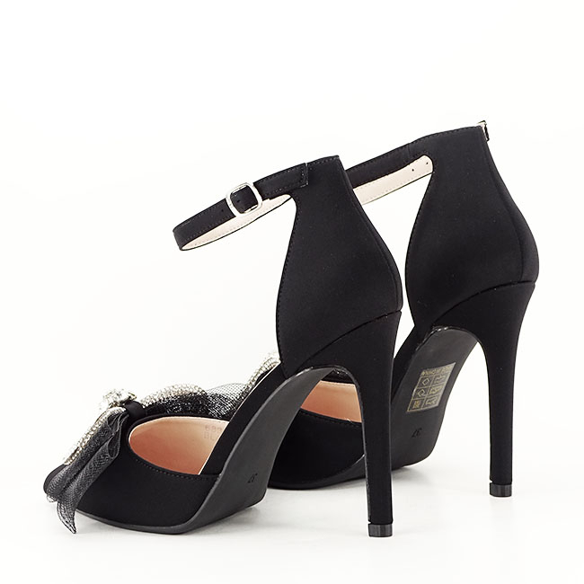 Pantofi negri cu funda 6831 01 [6]