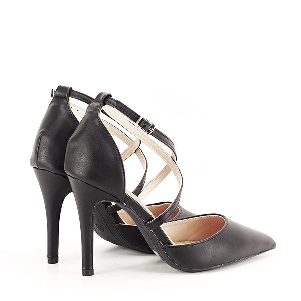 Pantofi negri cu toc cui Zoe 04 [5]