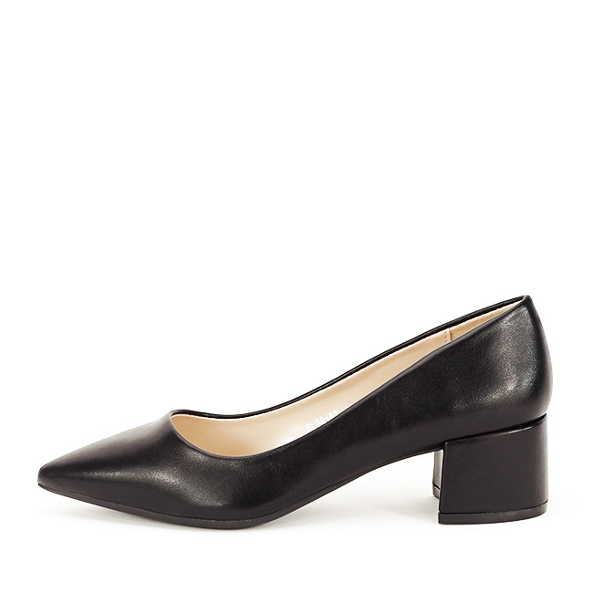 Pantofi negri cu toc mic Elena 01 [2]