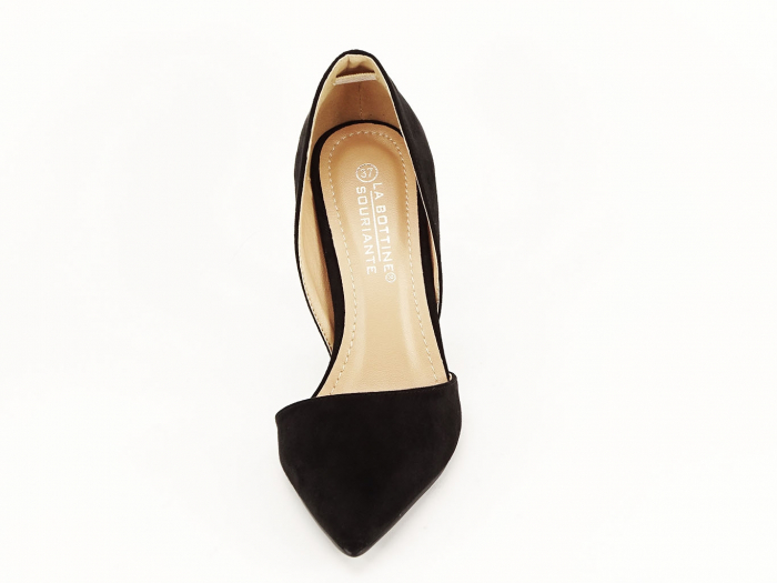 Pantofi negri decupati B-LBS2030 04 [6]