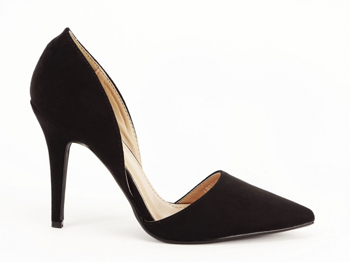 Pantofi negri decupati B-LBS2030 04 [3]