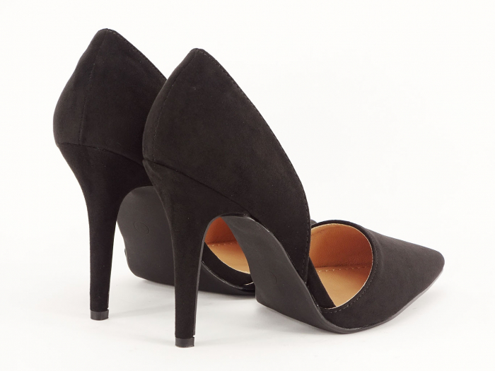 Pantofi negri decupati B-LBS2030 04 [4]