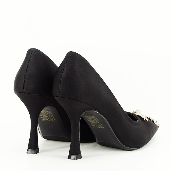 Pantofi negri eleganti B-1701 01 [5]