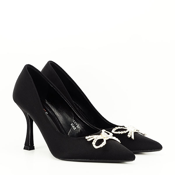 Pantofi negri eleganti B-1701 01 [3]