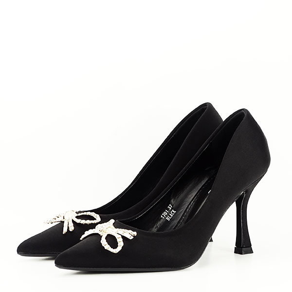 Pantofi negri eleganti B-1701 01 [2]